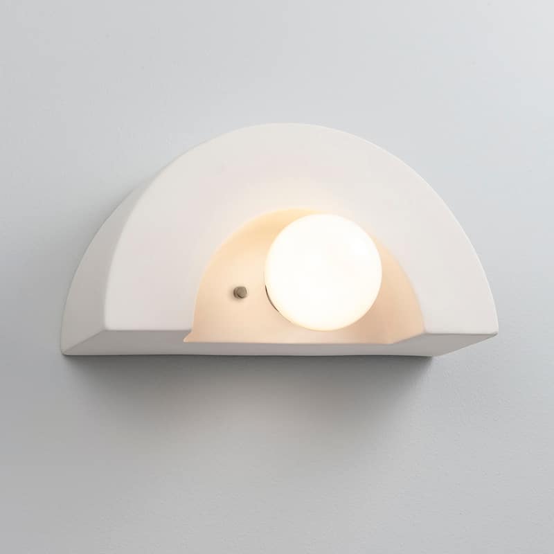 Ceramic Crescent Wall Sconce