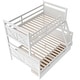 preview thumbnail 8 of 16, Twin over Full Bunk Bed with Ladder and Storage Drawers