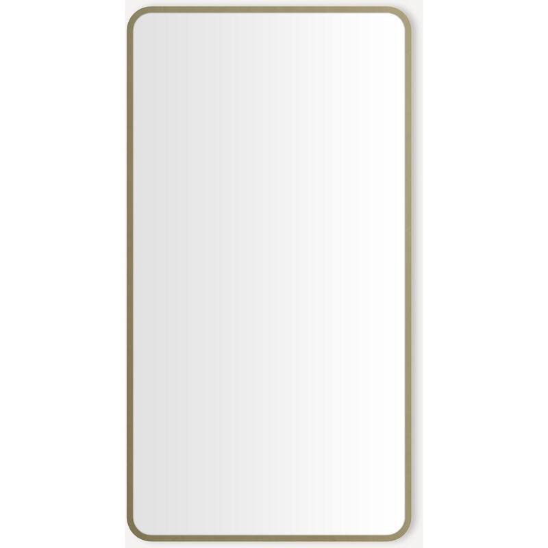 Robern CC2444D4RCSC Craft Series 23-1/4" x 43-5/8" Framed Single Door - Aged Brass - Brass Finish