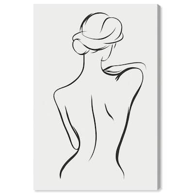 Woman in Contour III Canvas by Art Remedy, Gallery Wrapped