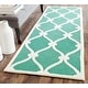 preview thumbnail 44 of 54, SAFAVIEH Handmade Cambridge Sinda Modern Moroccan Wool Rug 2'6" x 8' Runner - Teal/Ivory - Runner