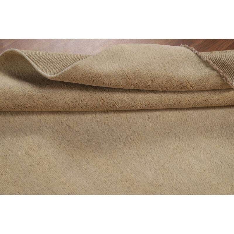 Gabbeh Modern Rug Hand-Knotted Contemporary Wool Carpet - 4'9"x 6'7"