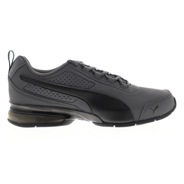Shop Puma Leader VT Buck Asphalt Black Mens Athletic Running Shoes -  Overstock - 30615037