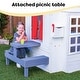 preview thumbnail 8 of 9, KidKraft Modern Outdoor Playhouse - White