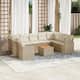 Option Beige 2xcorner + table + 5x middle