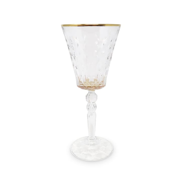 Water Glasses with Dimond Cut, Set of 6
