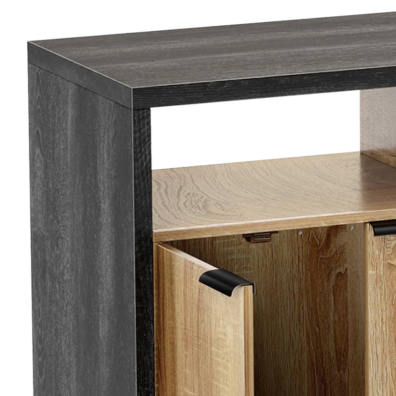 Moasis Cat Litter Box Enclosure with Power Outlet & LED Light