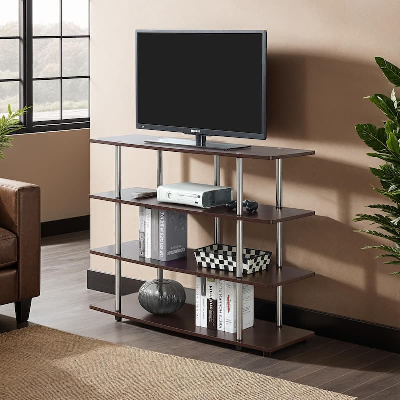 Convenience Concepts Designs2Go XL 55 inch Highboy 4 Tier TV Stand - Espresso