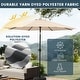 preview thumbnail 118 of 142, Holme 9-foot Steel Market Patio Umbrella with Tilt-and-Crank