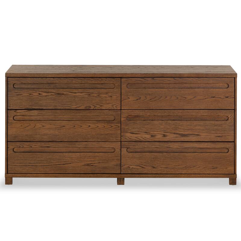 SAFAVIEH Couture Tobiette 6 Drawer Wood Dresser