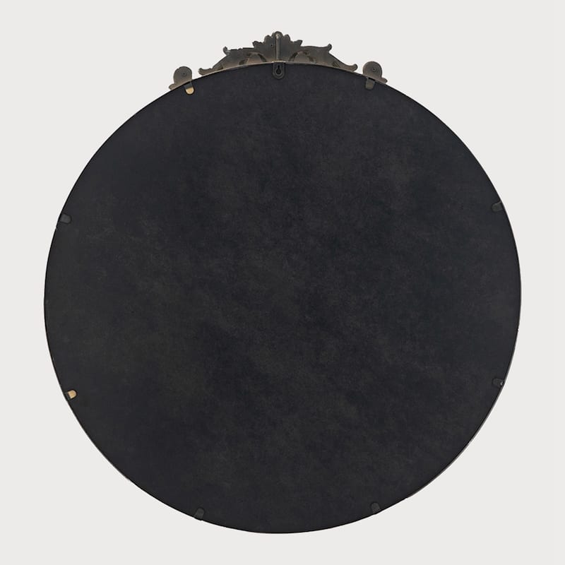 30" x 32" Wall Mounted Round Mirror