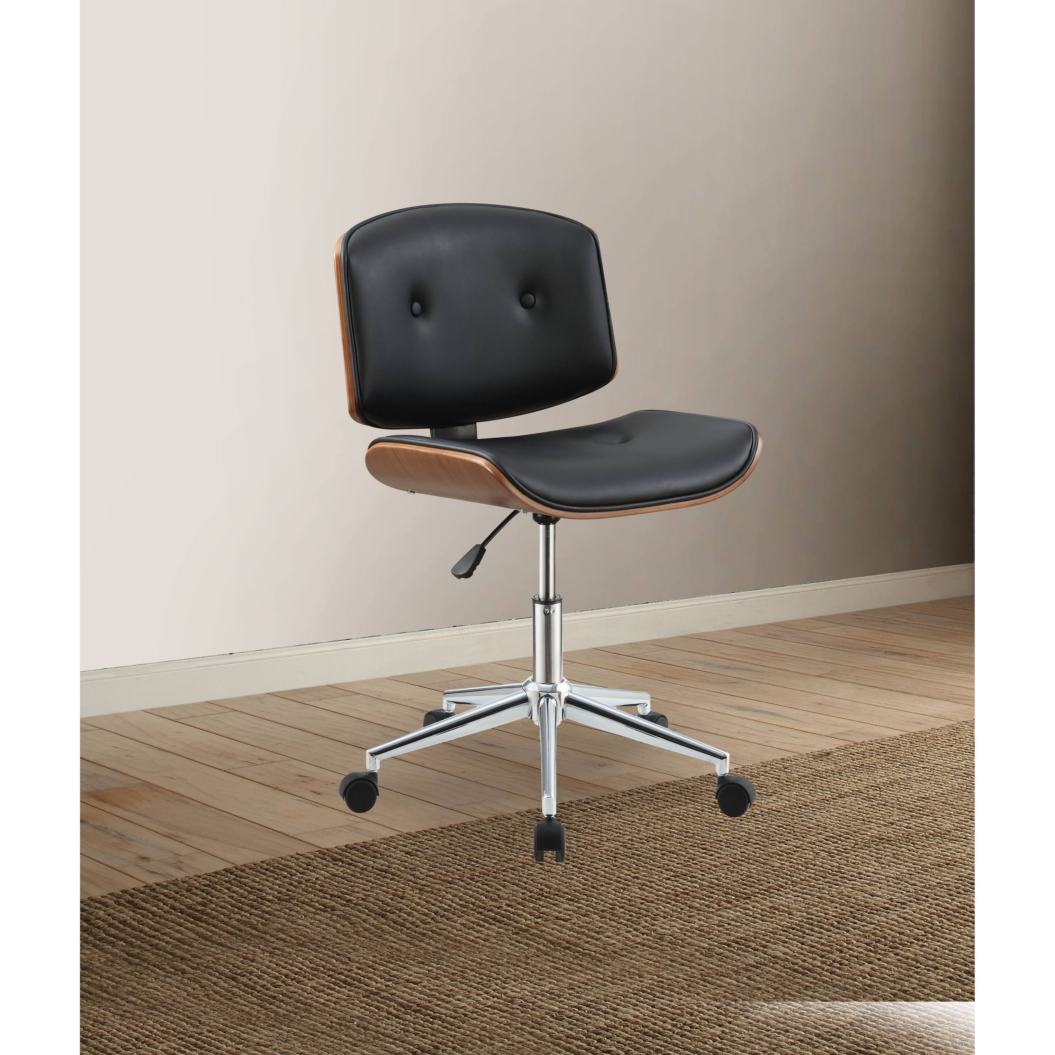 PU Leather Office Chair Swivel Executive Chairs Adjustable Computer