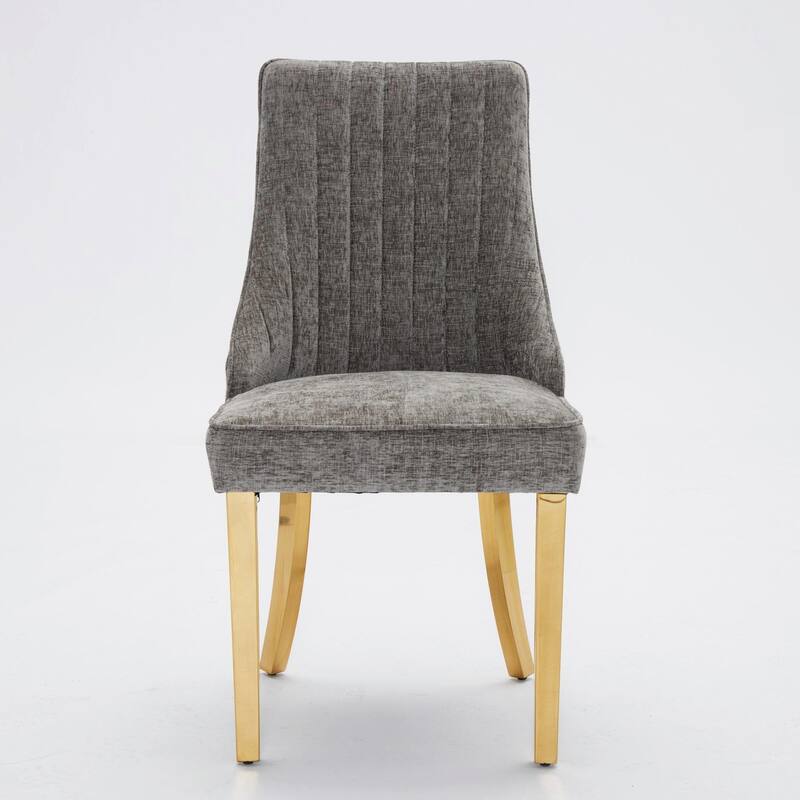 Rayon Cloth Flocking Chenille Dining Chairs