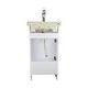 preview thumbnail 8 of 12, Bathroom Vanity Sink Cabinet Vitreous China Sink Comes With Faucet And Drain Hardware Included Renovators Supply
