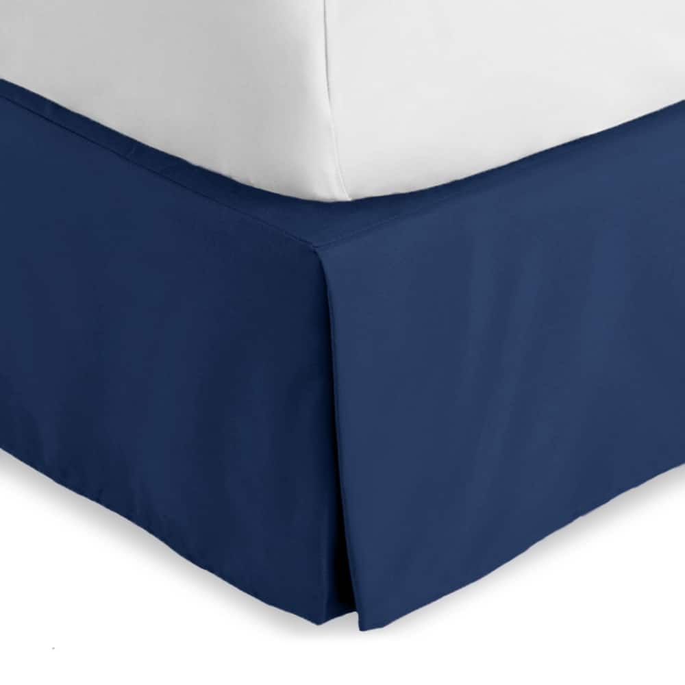 Bare Home Pleated Bed Skirt - 15-Inch Tailored Drop Easy Fit