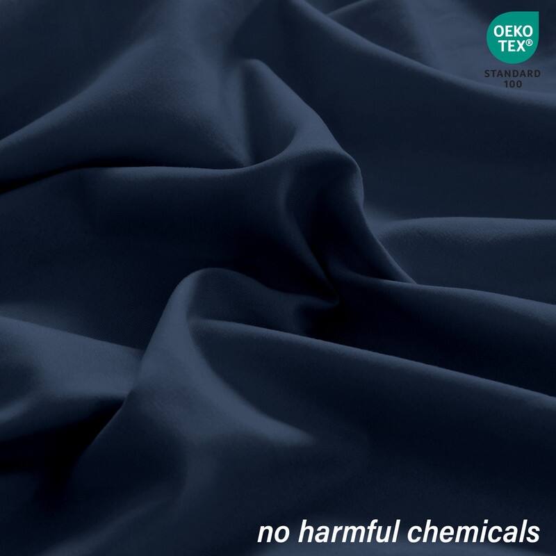 Swift Home Double Brushed Microfiber 14" Standard Pocket Fitted Sheet Only - Secure Fit for 12"-16" Deep Mattress