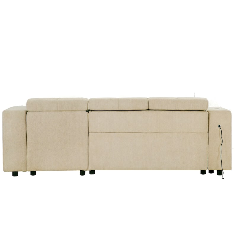 96" Multi-Functional Pull-Out Sofa Bed