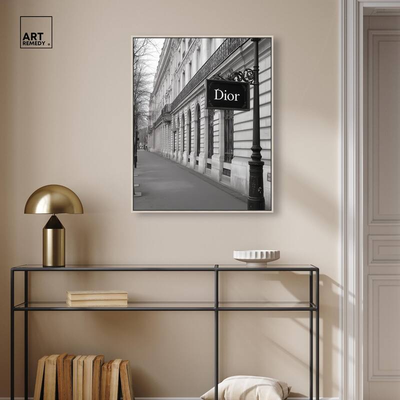 Parisian Street Canvas by Art Remedy