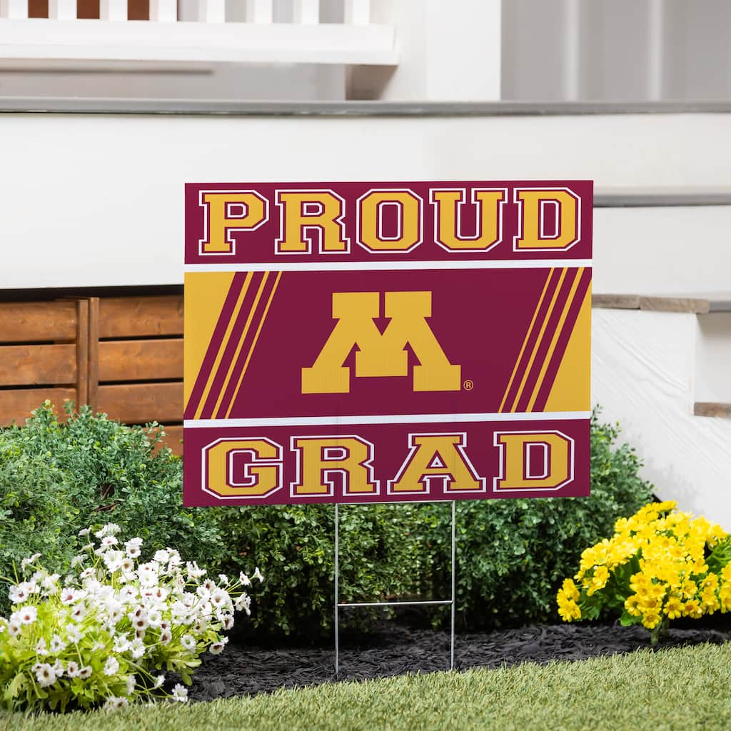 University of Minnesota 24" x 18" Graduation Coroplast Outdoor Yard Sign