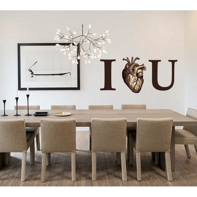 Shop I Love You Wall Decal Heart Wall Sticker Overstock 32169652
