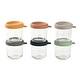 preview thumbnail 1 of 3, BEABA 6 Pack Glass Baby Food Jars - Sunrise - 8 Oz.