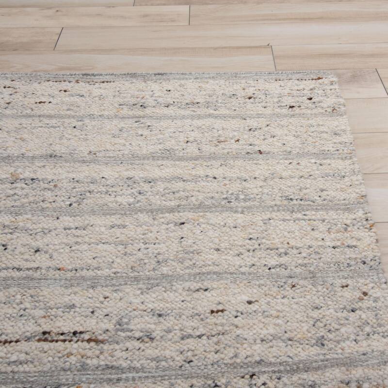 Alora Decor Everett Contemporary Heathered Stripe Area Rug