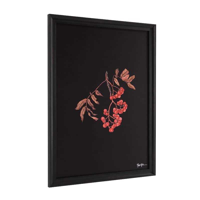 Renwil Wallflower Rag Paper 6-Piece Wall Art with Black Frame