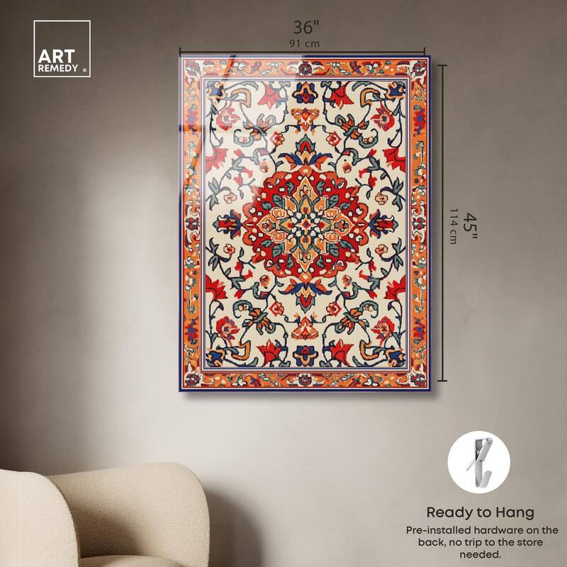 Morrocan Garden II Acrylic by Art Remedy, Ready to Hang