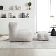 preview thumbnail 57 of 70, Roomfitters Fluffy Bean Bag Chair - Comfortable Super Soft Lazy Sofa Chair with Memory Foam - Indoor for Living Room, Bedroom