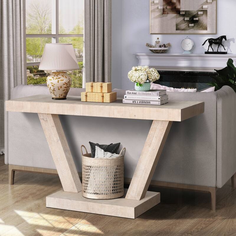 Rustic Distressed Wood Entryway Bench with Versatile Storage Cabinet