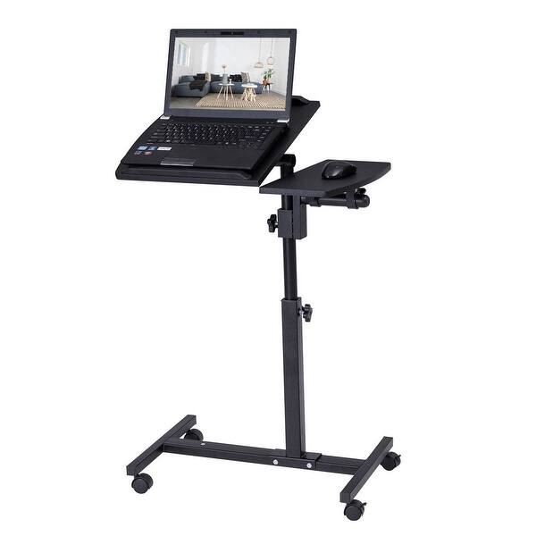 Costway Angle And Height Adjule Laptop Desk Rolling Costway Angle And Height Adjule Laptop Desk Rolling