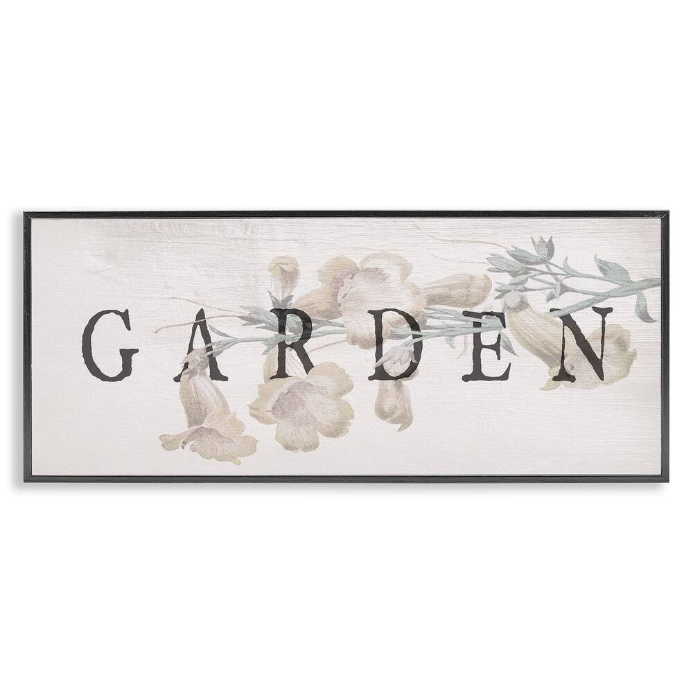 Stupell Rustic Garden & Flower Framed Giclee Art Design By Lil' Rue