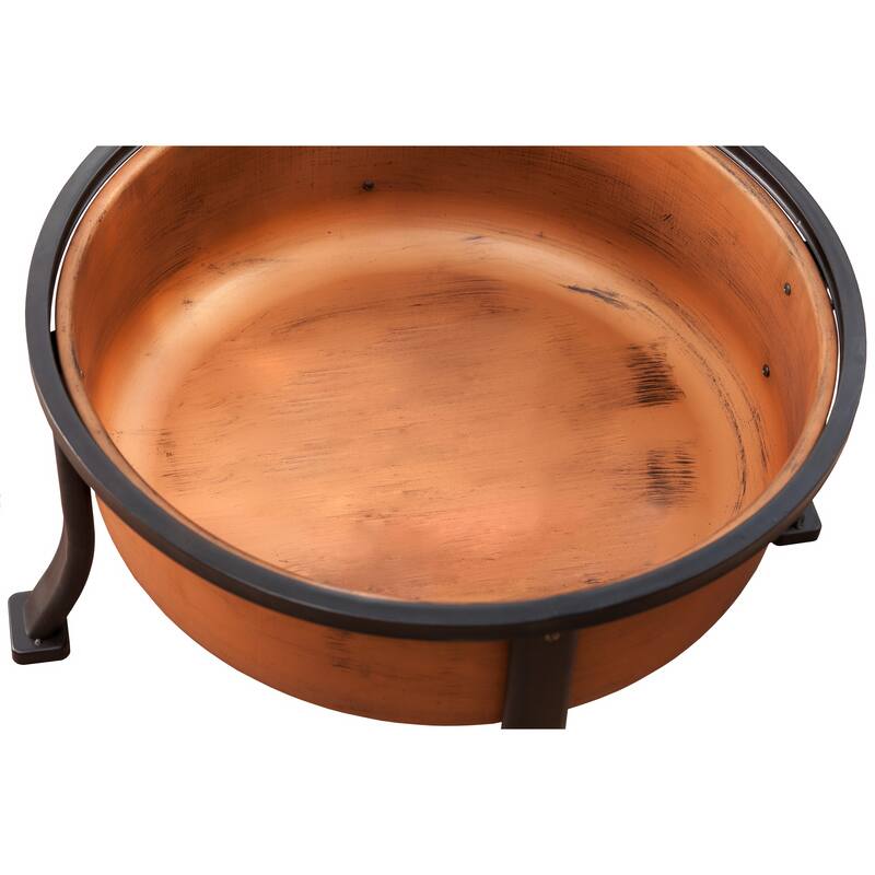 Welan Wood Burning Fire Pit by Havenside Home