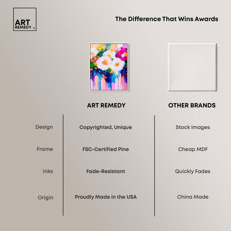 Contrast of Purity II Canvas by Art Remedy