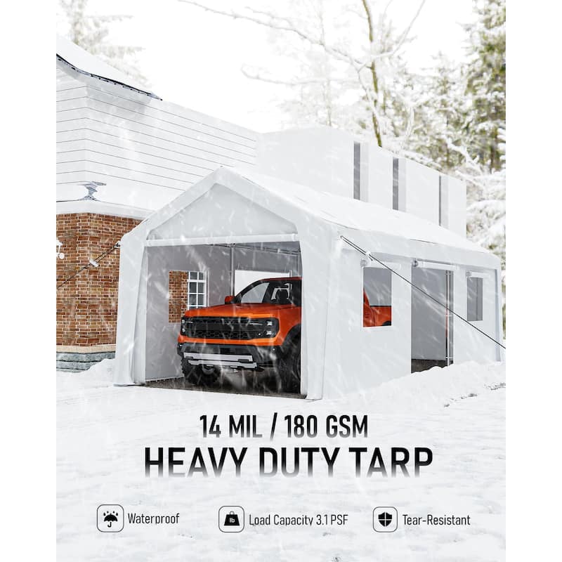 Carport 10'x20' 13'x20' Heavy Duty Portable Garage