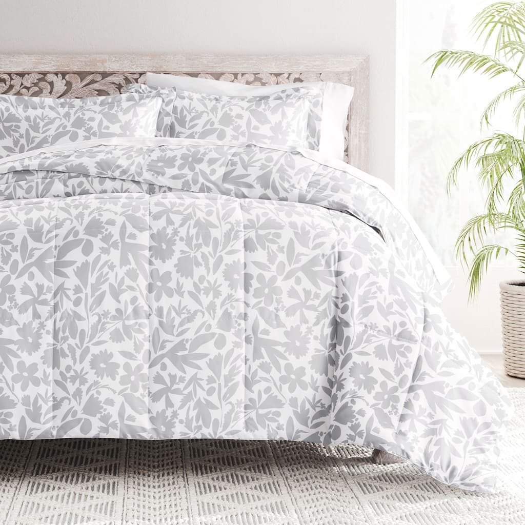 Becky Cameron Premium Abstract Garden Patterned Comforter Set