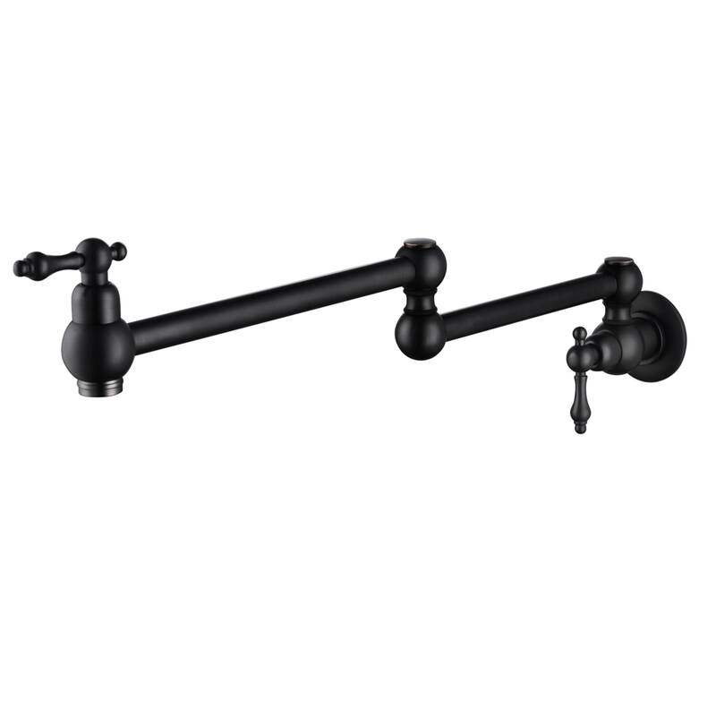 Two Handles Wall Mount Kitchen Faucet