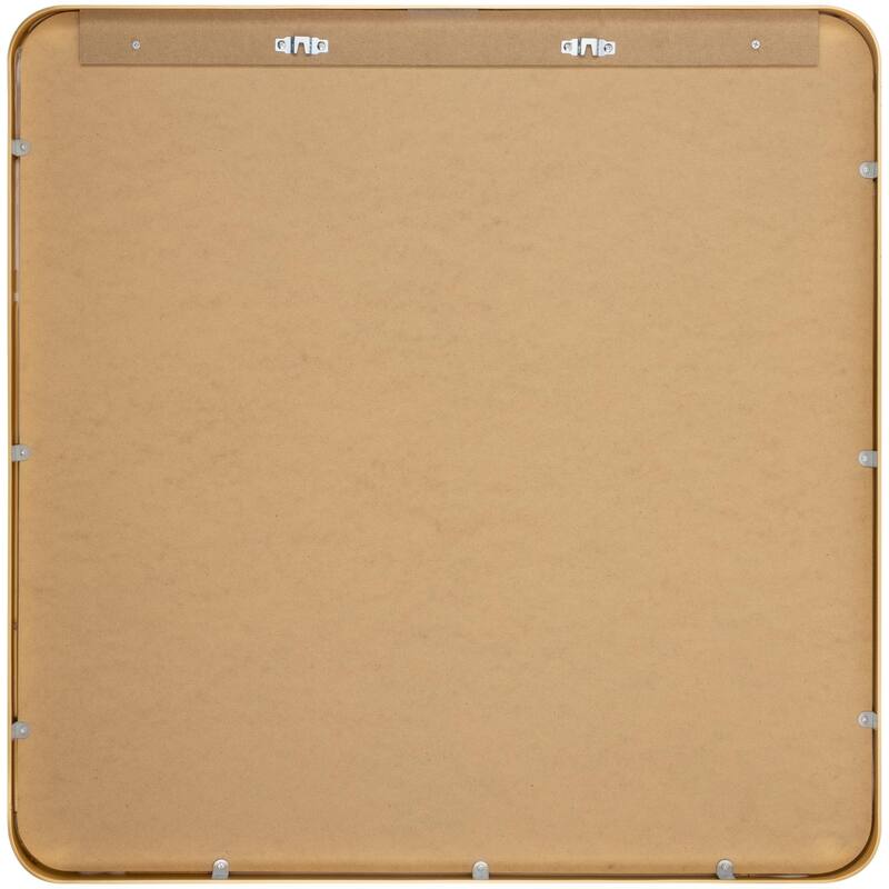 Livabliss Aranya Modern Aluminum Square Accent Mirror