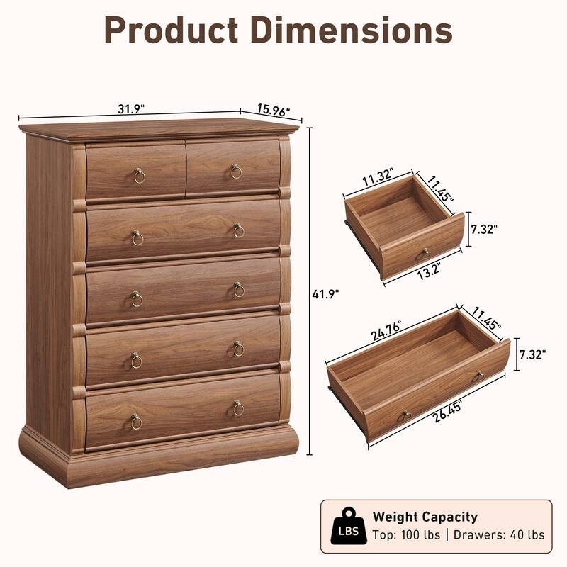 long dresser dimensions FUFU&GAGA White Wooden 63 in. Width Wooden 12 Drawer Dresser, Storage Cabinet Console with Wooden Legs, European Style KF390033-01-c