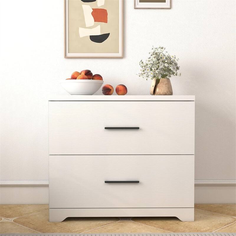 2-Drawer Wood Lateral File Cabinet - 27.17"D x 33.86"W x 29.33"H