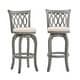 preview thumbnail 20 of 19, Rovinj Scroll Back Swivel Bar Stool