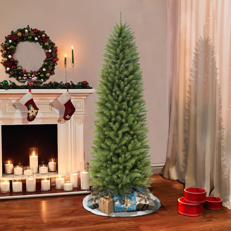 Puleo International 7' Pencil Fraser Fir Artificial Christmas Tree