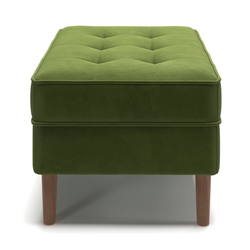 Bloomfield Performance Velvet Rectangular Ottoman