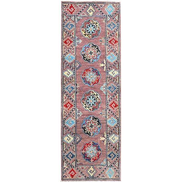 Shahbanu Rugs Toadstool Purple, Natural Dyes, Dense Weave, Hand Knotted ...