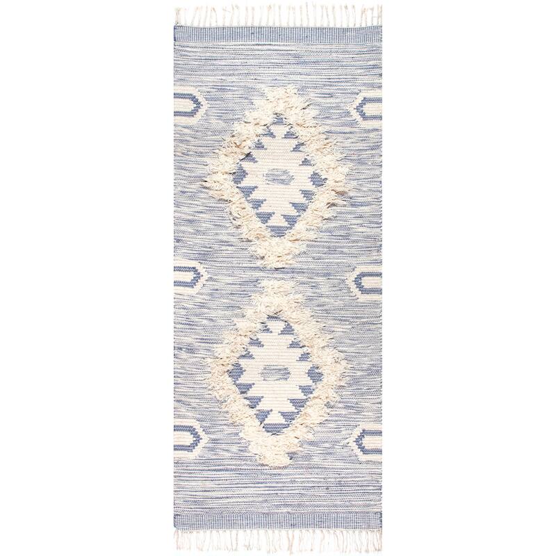 Nuloom Savannah Moroccan Tasseled Wool Area Rug