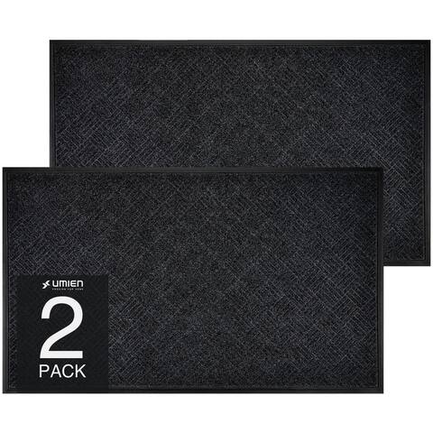 UMIEN Front Doormats Outdoor/indoor  48 x 36 Inch (2-Pack) - 48 x36