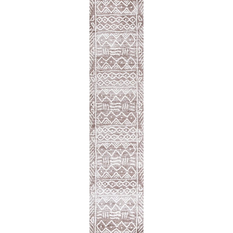 JONATHAN Y Azmar Tribal Geometric Area Rug - 2 X 8