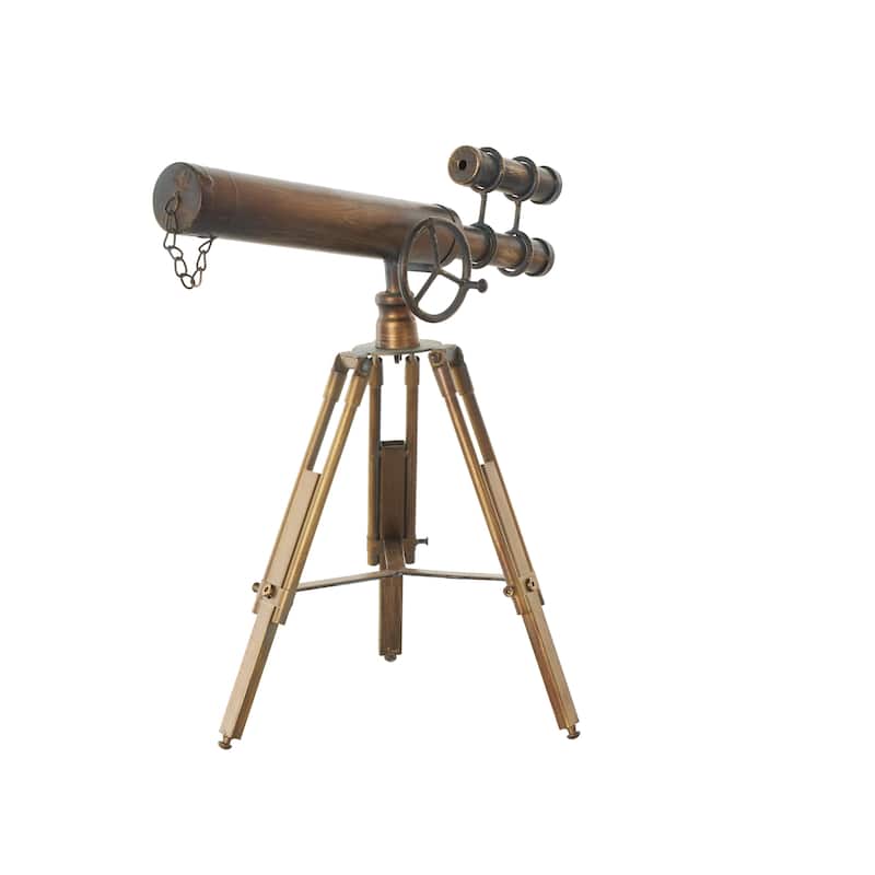 Metal Telescope - Brass - Roche River Decor