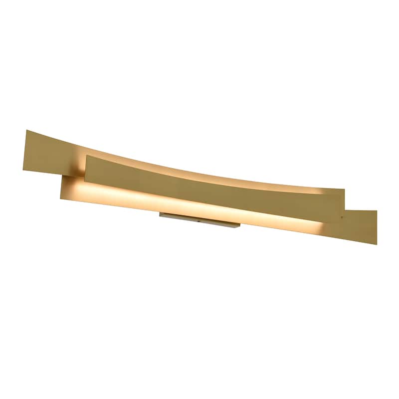 Candora Integrated LED Brass Vanity Light