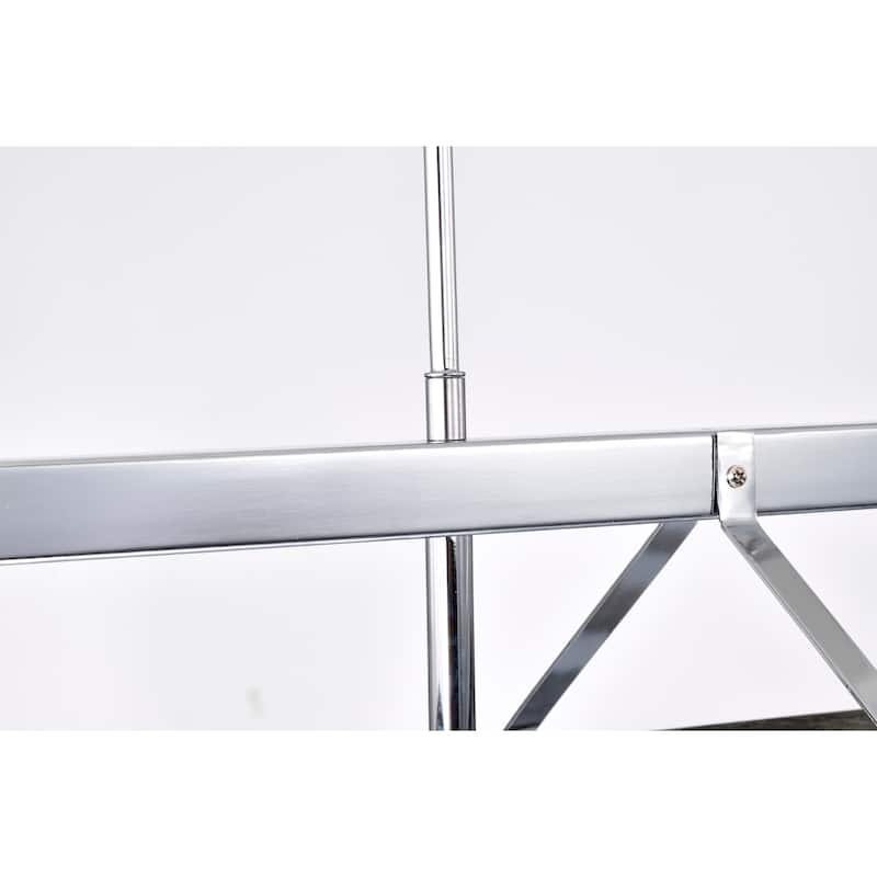 Franc 40 Inch Kitchen Island Pendant chrome Finish 5-Light
